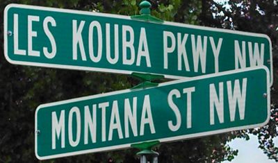 Sign - Les Kouba Pkwy NW - Montana St NW